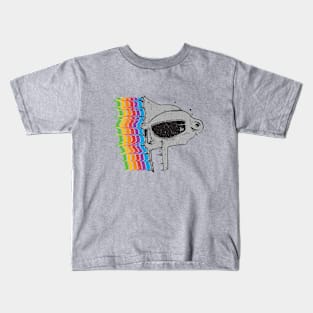 Retro Doom - Light Distressed Kids T-Shirt